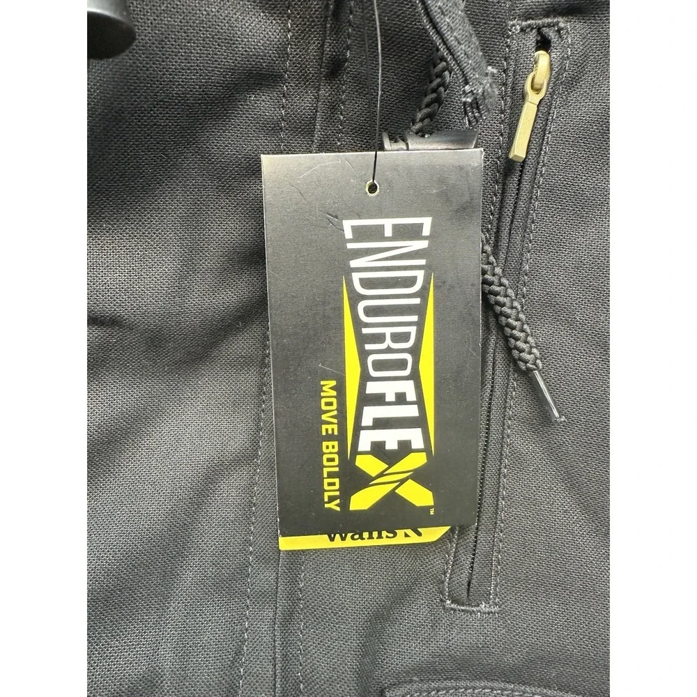 NEW Walls Insulated Hooded Duck Jacket Mens 3XL Heavyweight Black Canvas Winter
